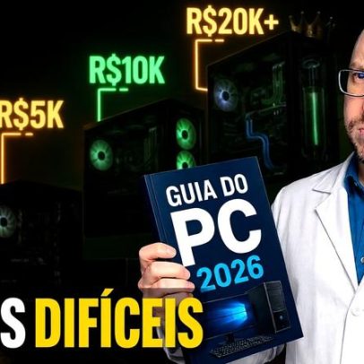 Guia do PC Gamer 2026 é atualizado com novas recomendações