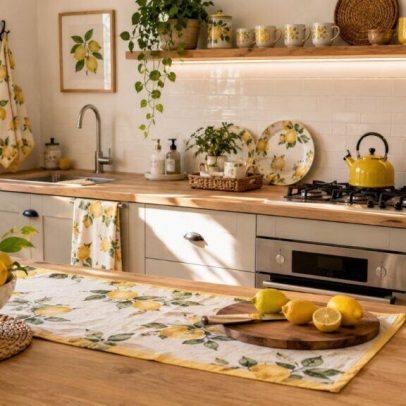 Limões ganham destaque como tendência na decoração de interiores