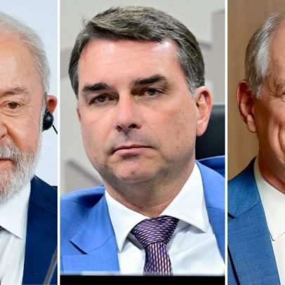 Pesquisa aponta Flávio com 44% e Lula com 43% no 2º turno