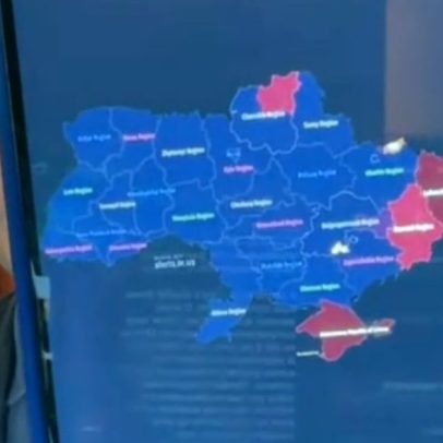 Especialista exibe mapa que aponta violação russa de cessar-fogo com Ucrânia