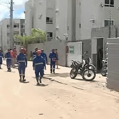 Caixa d'água rompe em obra em Gramame; cinco ficam feridas