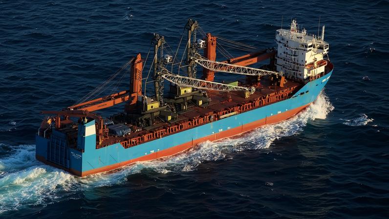O Ursa Major, cargueiro da Rússia que afundou misteriosamente no Mediterrâneo em 2024.