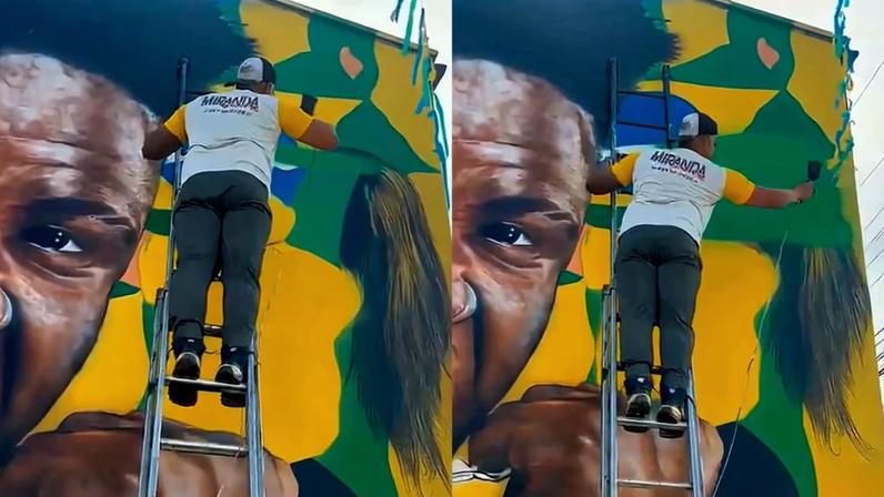 Imagem de Virginia Fonseca é removida de mural em Minas após término com Vini Jr