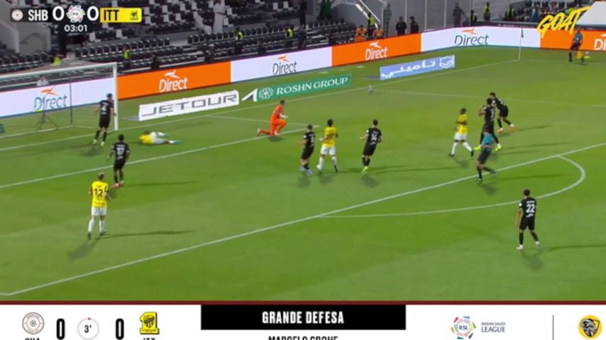 Al Shabab - Al Ittihad 0 - 0 | DEFESA DO GOLEIRO - Marcelo Grohe