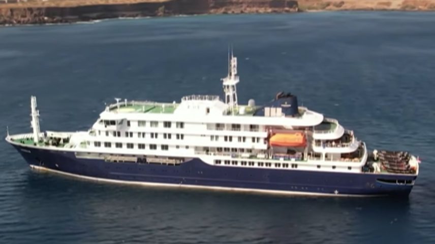 Cruzeiro de luxo M/V Hondius tem de bandeira holandesa