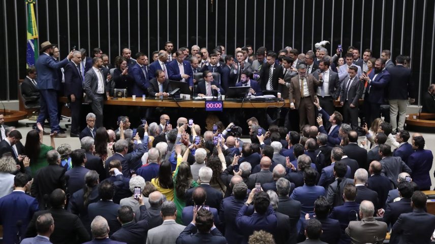 Deputados da oposição ocuparam plenário da Câmara, por 36 horas, em agosto de 2025