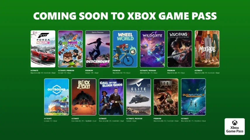 Imagem da noticia 'Xbox Game Pass' em maio: 'Forza Horizon 6', 'Subnautica 2' e novos jogos chegam ao catálogo