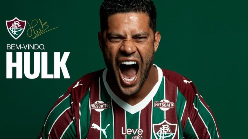 Hulk é anunciado pelo Fluminense (Foto: Divulgação / Fluminense F.C.)