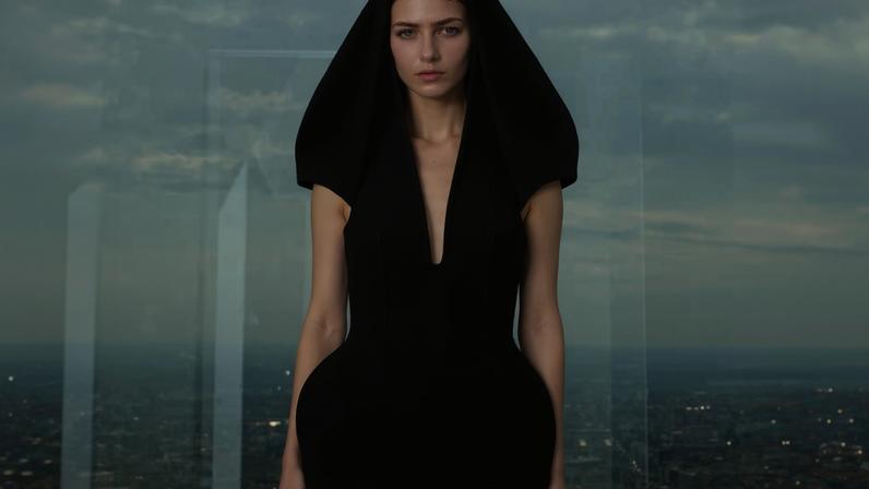 A look from Galib Gassanoff's Institution, which won one of Camera Moda Fashion Trust's 2026 designer grants on Thursday.