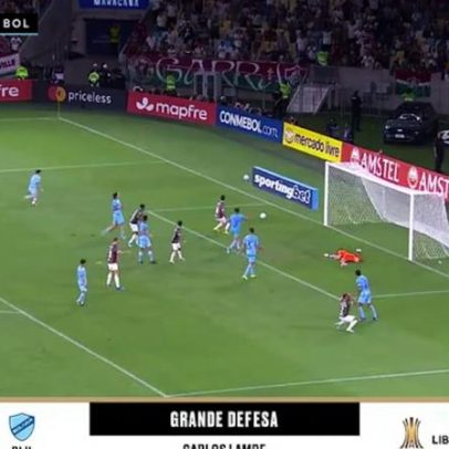 Carlos Lampe faz grande defesa e evita gol do Fluminense no fim
