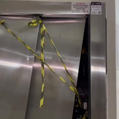 Elevador despenca em prédio no Altiplano e deixa mulher e 2 crianças feridas