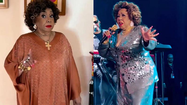 Alcione viralizou ao aparecer sambando em um show