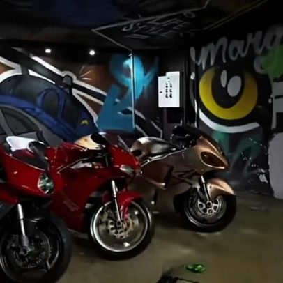 Garagem de motos esportivas de Neymar Jr é revelada