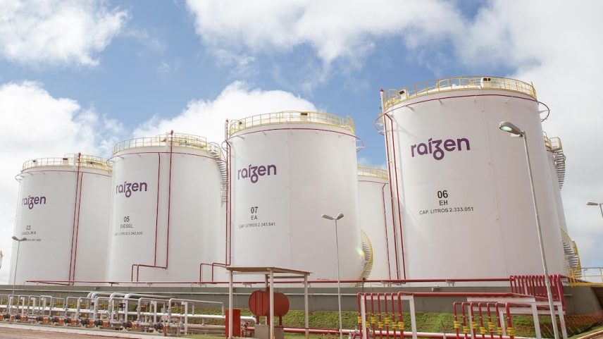 Tanques de combustíveis da operação da Raízen em Rondonópolis (MT)