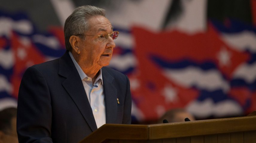 Na imagem, o ex-presidente de Cuba, Raúl Castro, irmão de Fidel Castro