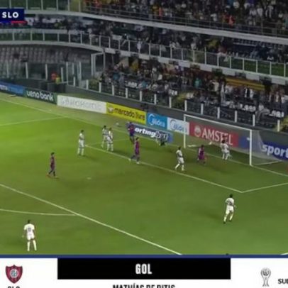 Zaga do Santos falha e San Lorenzo diminui placar na Vila Belmiro