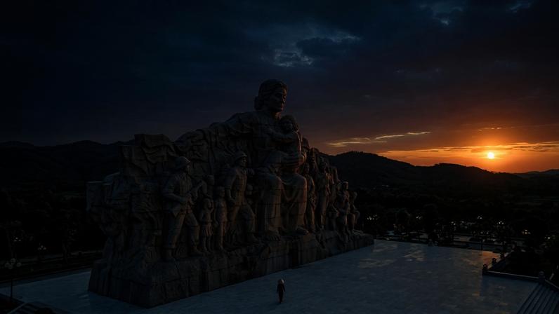 A magnitude do Monumento à Mãe Vietnamita Heróica