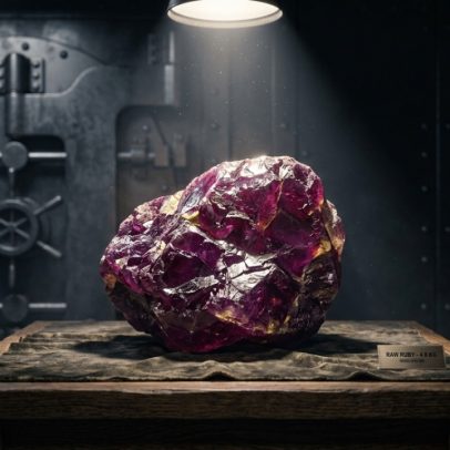 Rubi de 11.000 quilates, segundo maior já encontrado em Myanmar