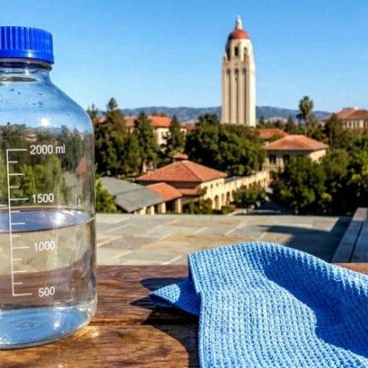 Stanford: extraem 2 litros de água do ar sem eletricidade por dia