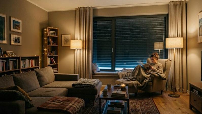 Persianas externas que bloqueiam calor e frio na Alemanha e Áustria