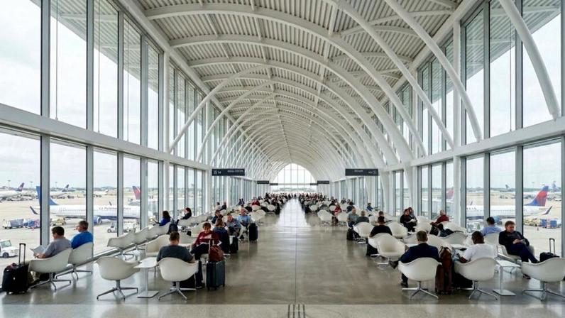 Terminal do Aeroporto de Bilbau de Santiago Calatrav