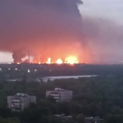 Ataque ucraniano deixa quatro mortos e incêndio na Rússia
