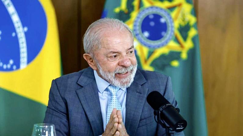 14.04.2026 - Presidente da República, Luiz Inácio Lula da Silva durante entrevista a canais de imprensa no Palácio do Planalto (Ricardo Stuckert/PR)