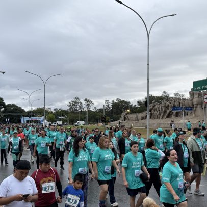Chuva não impede emoção na 24ª Corrida e Caminhada GRAACC em São Paulo