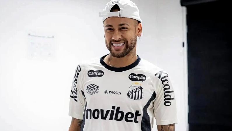 Neymar faz discurso no CT do Santos (Foto: Divulgação/Santos)