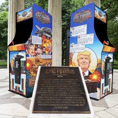Novo jogo sobre Trump e a guerra no Irã provoca debate