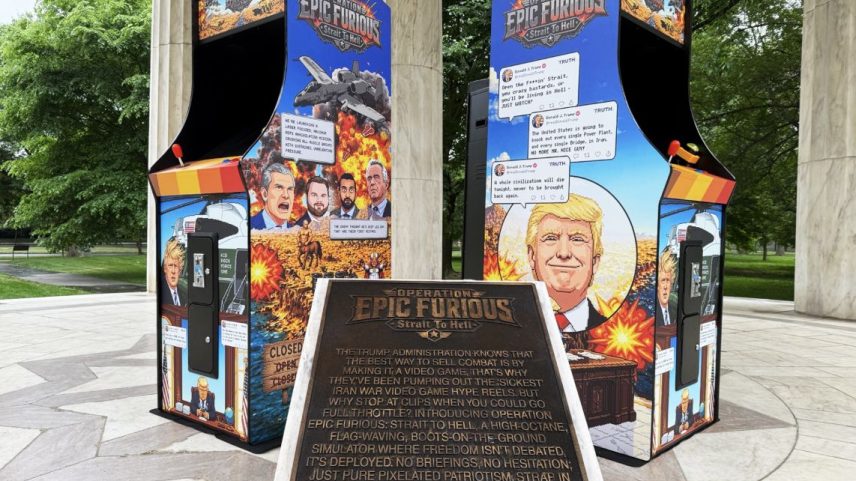 Novo jogo sobre Trump e a guerra no Irã provoca debate