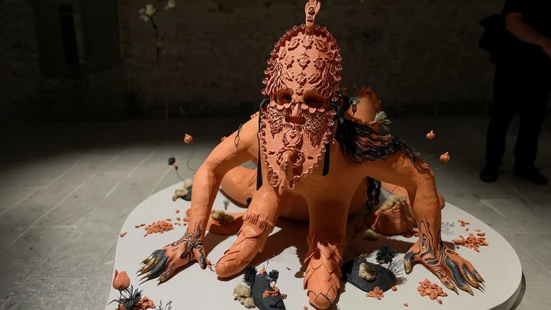 Work by Rajni Perera + Marigold Santos in the 2026 Venice Biennale.