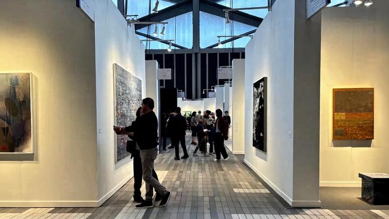 The scene at Frieze New York.