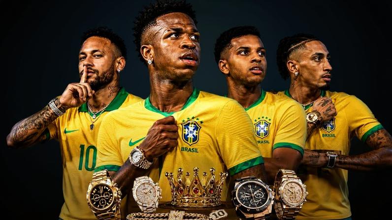 Os jogadores da seleção brasileira e a ostentação do luxo