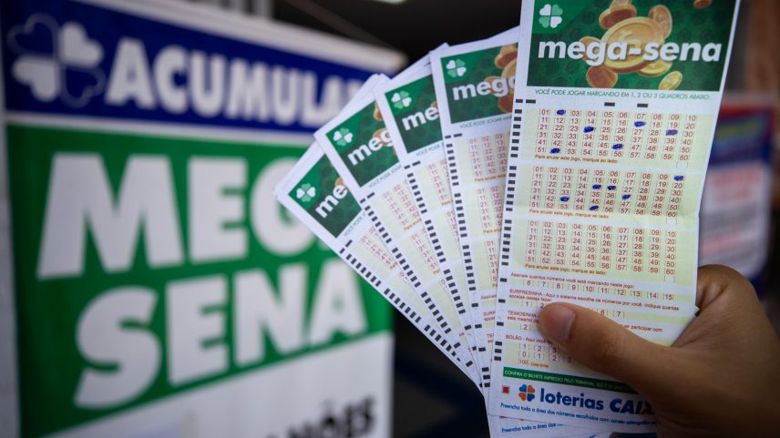 Imagem colorida de Mega-Sena