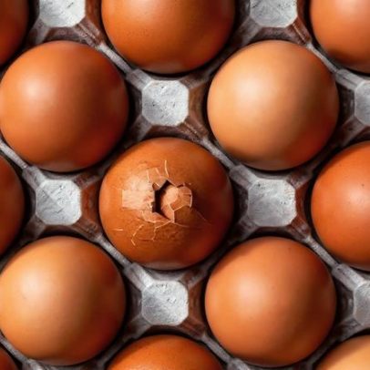 É seguro comer ovos com casca rachada?