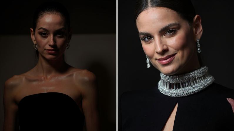 Izabel Goulart, em 2026, e em 2023 (Redes Sociais/Reprodução)