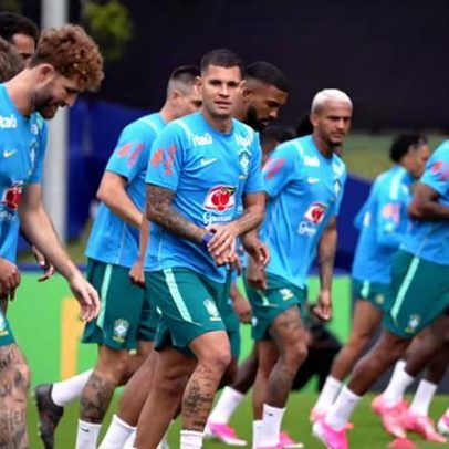 Brasil pronto para partida de despedida em casa