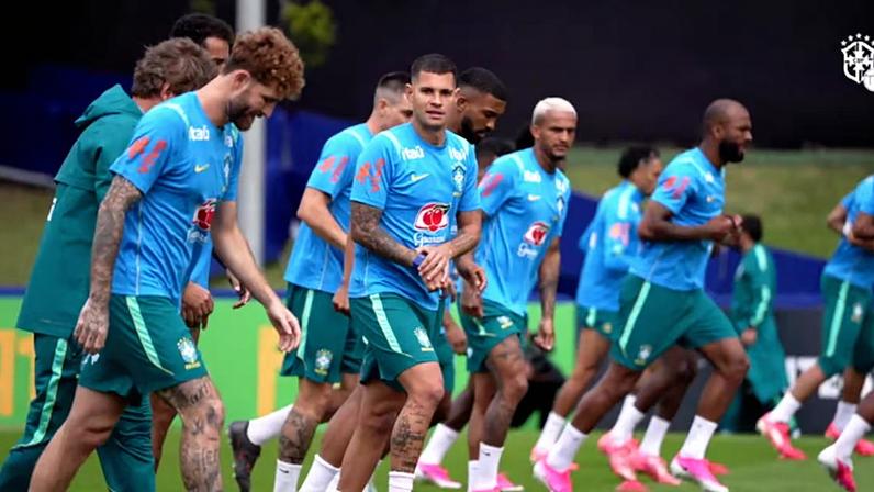 A Seleção realizou seu último treino antes do amistoso contra o Panamá no Maracanã antes de embarcar para os Estados Unidos.