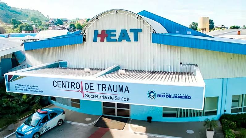 Vítima foi socorrida para o Heat e seu estado de saúde é estável