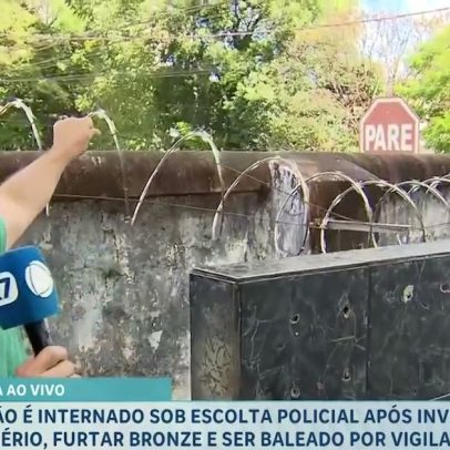 Ladrão é baleado durante furto em cemitério de Franca
