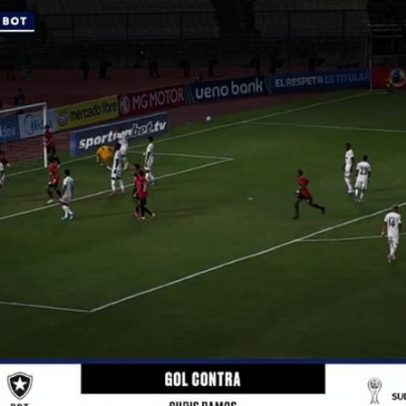 Chris Ramos marca, Botafogo fica atrás na Venezuela