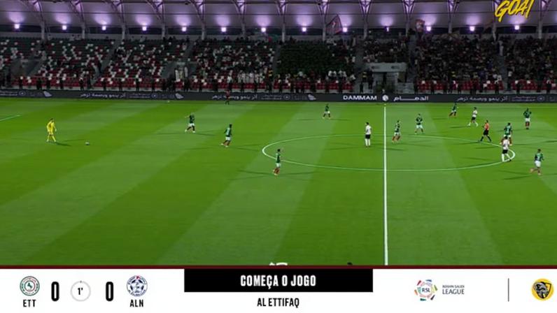 Al Ettifaq - Al Najma 0 - 0 | COMEÇA O JOGO