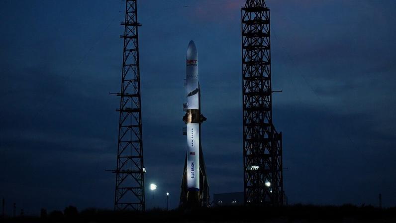 O foguete New Glenn da Blue Origin. Foto: John Raoux/AP