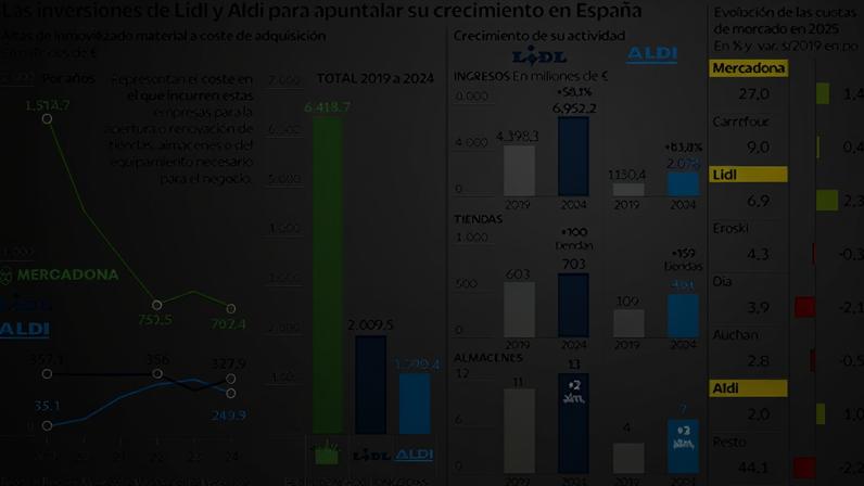 Lidl e Aldi investem 3,2 bilhões na Espanha desde 2019 para ampliar quota