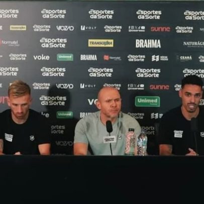 Atlético-MG acompanha coletiva do Ceará sobre fase ruim e culpa compartilhada