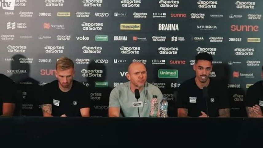 Atlético-MG acompanha coletiva do Ceará sobre fase ruim e culpa compartilhada