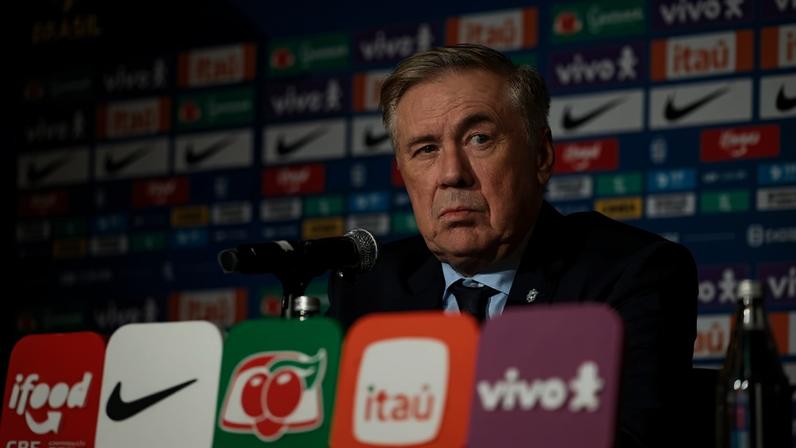 Carlo Ancelotti convocou a seleção brasileira nesta segunda-feira (18)