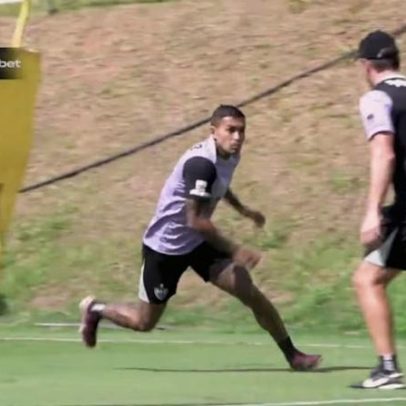 Atlético-MG encerra preparação para duelo com o Corinthians