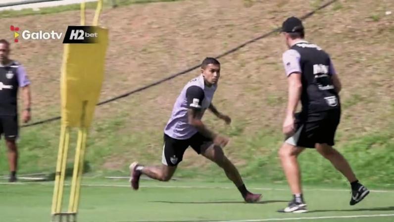 Confira como foram os trabalhos do Galo antes de seguir para São Paulo, onde a equipe enfrenta o Corinthians pelo Brasileirão.
